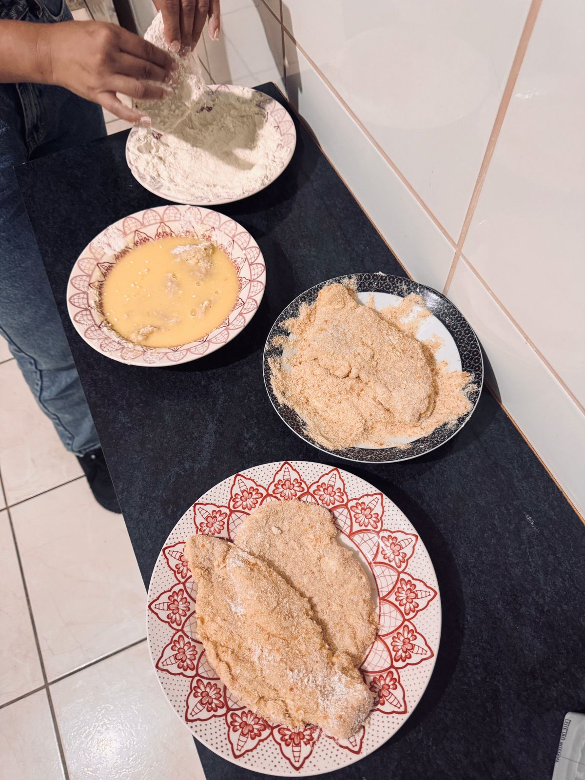 Frango empanado